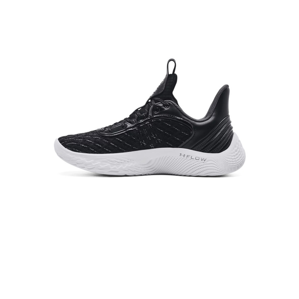 🎆NIB-Youth 4 Curry Flow 9 NEW IN BOX - black/black/white (youth size 4) - Picture 3 of 10